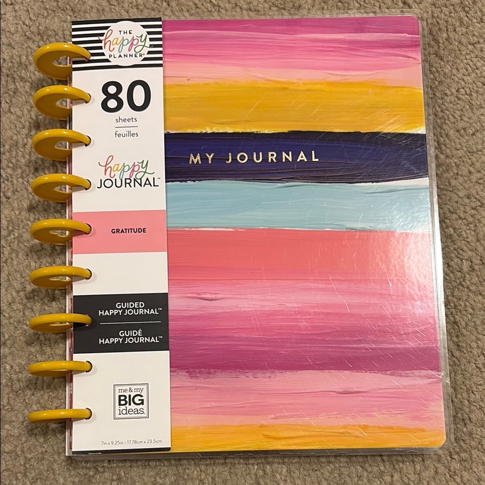 The Happy Planner Colorful Gratitude Journal